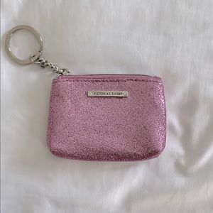 VS Pink Card Case Keychain